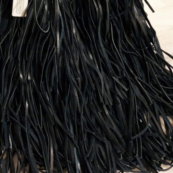 Midnight Blue Fringe Shoulder/Crossbody Bag - Picture 3 of 8